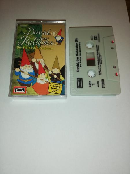 David der Kabauter Folge 6 Die Steine des Zauberers Grau mit Schwarzen Druck 490286-215 Europa
